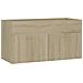 Mobile Sottolavabo Rovere Sonoma 90x38,5x46cm Legno Multistrato - Foto miniatura 2