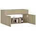 Mobile Sottolavabo Rovere Sonoma 90x38,5x46cm Legno Multistrato - Foto miniatura 4