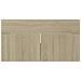 Mobile Sottolavabo Rovere Sonoma 90x38,5x46cm Legno Multistrato - Foto miniatura 5
