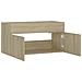 Mobile Sottolavabo Rovere Sonoma 90x38,5x46cm Legno Multistrato - Foto miniatura 7
