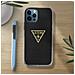 Cover Iphone 12 Pro Max Effetto Metallico Metallic Series Nera - Foto miniatura 3