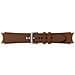 Bracciale Galaxy Watch 4 Classic 20mm 130mm M / L In Pelle Resistente, Marrone - Foto miniatura 3