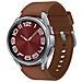 Bracciale Galaxy Watch 4 Classic 20mm 130mm M / L In Pelle Resistente, Marrone - Foto miniatura 10