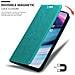 Custodia Compatibile Con Oneplus Nord Ce 5g In Turchese Petrolio - Coperchio Protettiva Con Chiusura Magnetica, Funzione Stand E Tasca Per Le Carte - Foto miniatura 6