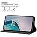 Custodia Compatibile Con Oneplus Nord N100 In Nero Di Notte - Coperchio Protettiva Con Chiusura Magnetica, Funzione Stand E Tasca Per Le Carte - Foto miniatura 3