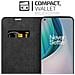 Custodia Compatibile Con Oneplus Nord N100 In Nero Di Notte - Coperchio Protettiva Con Chiusura Magnetica, Funzione Stand E Tasca Per Le Carte - Foto miniatura 4