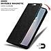 Custodia Compatibile Con Oneplus Nord N100 In Nero Di Notte - Coperchio Protettiva Con Chiusura Magnetica, Funzione Stand E Tasca Per Le Carte - Foto miniatura 7