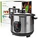 Cuoci Riso con Capacità 1 Litro In Acciaio Inox Satinato Potenza 400 W Colore Nero - Foto miniatura 3