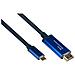 Alcasa 4520-csf015b Cavo E Adattatore Video 1,5 M Usb Tipo-c Hdmi Tipo A (standard) Blu - Foto miniatura 1