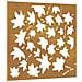 Decorazione Muro Giardino 55x55 Cm Foglia Acero Acciaio Corten - Foto miniatura 2