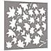 Decorazione Muro Giardino 55x55 Cm Foglia Acero Acciaio Corten - Foto miniatura 3