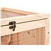 Gabbia Per Criceti 81x40x60 Cm In Legno Massello Di Abete - Foto miniatura 8