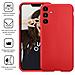 Cover Per Samsung Galaxy A54 5g Premium Silicone Microfibra, Rosso - Foto miniatura 2