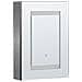 Armadio A Muro Per Specchio Da Bagno Led Malaspina 40 Cm 60 Cm Nero - Foto miniatura 4
