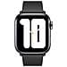Cinturino Per Apple Watch 38mm In Vera Pelle, Nero - Foto miniatura 3