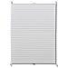 Tenda Plissè 110x200cm Bianca - Foto miniatura 1