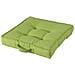 Cuscino Quadrato In Cotone Imbottito 50x50 Cm Con Maniglia Living - Green - Foto miniatura 1