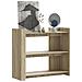 Tavolo Consolle Rovere Sonoma 100x35x90 Cm In Legno Multistrato - Foto miniatura 1