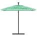 Ombrellone Da Giardino Con Palo In Acciaio Verde 269x269x235 Cm - Foto miniatura 3