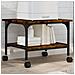 Supporto Stampante 2 Livelli Rovere Fumo 50x40x38cm Multistrato - Foto miniatura 1