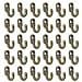 Confezione Da 30 Mini Ganci In Metallo Per Appendere Chiavi, Gioielli, Asciugamani E Altro Ancora Bronze - Foto miniatura 1