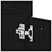 Mobile Lavabo da Bagno Rovere Nero 60x38,5x46 cm in Truciolato - Foto miniatura 2