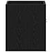 Mobile Lavabo da Bagno Rovere Nero 60x38,5x46 cm in Truciolato - Foto miniatura 3