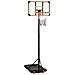 Canestro Basket per Bambini 6-14 Anni, Altezza Regolabile 2.1-2.4 m, Ruote e Base Riempibile, Giallo - Foto miniatura 1