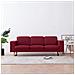 Lusso Casadino -  Divano A 3 Posti In Tessuto Rosso Vino - Foto miniatura 8