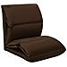 Lusso Casadino -  Sedia A Sdraio Da Terra Pieghevole Marrone In Microfibra - Foto miniatura 2