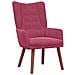 Poltrona Rilassante Wine Red in Velluto - Foto miniatura 1