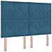 Letto Blu Scuro 140x200 cm Velours - Foto miniatura 7