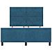 Letto Blu Scuro 140x200 cm Velours - Foto miniatura 8
