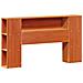 Letto Libreria senza Materasso Marrone Cera 160x200 cm in Pino - Foto miniatura 7
