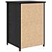 Comodino in rovere nero Rovere Nero MDF, Metallo Compatto - Foto miniatura 8