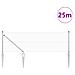 Set di Poste per Recinzione Set di 2 Acciaio Zincato 25 x 0.5 m - Foto miniatura 3