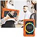 Custodia Per Samsung Galaxy Tab S8/s7 11"" Con Tracolla Arancione - Foto miniatura 2