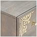 Set di mobili per il bagno 3 pcs Grigio e Oro 180 x 33 x 75 cm - Foto miniatura 7