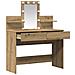 Toeletta  con LED Rovere Artigianale 100x40x130 cm - Foto miniatura 4