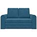Divano letto Blu 148 x 71 x 83 cm Velluto - Foto miniatura 6