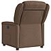 Poltrona Reclinabile in Tessuto Marrone - Foto miniatura 5