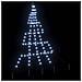 Albero di Natale LED con picchetti per il terreno Bianco freddo - Foto miniatura 4