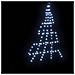 Albero di Natale LED con picchetti per il terreno Bianco freddo - Foto miniatura 6