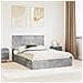 Letto con Contenitore con testiera Grigio cemento 150 x 200 cm - Foto miniatura 2