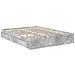 Letto con Contenitore con testiera Grigio cemento 150 x 200 cm - Foto miniatura 6