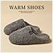 Pantofole Da Interno In Lana D'agnello - Calde E Antiscivolo Per Autunno E Inverno  M - Foto miniatura 2