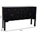 Credenza In Legno Con 7 Cassetti E 2 Porte 128x26x78 - Foto miniatura 3
