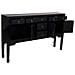Credenza In Legno Con 7 Cassetti E 2 Porte 128x26x78 - Foto miniatura 5