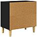 Casa per Gatti Nero 51 x 30 x 52 cm Legno multistrato - Foto miniatura 7
