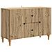 Mobile TV con cassetto Rovere Artigianale 89 x 34,5 x 60 cm - Foto miniatura 1